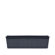 Truhlík s miskou Ratolla antracit 58,7 cm