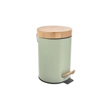 Koš odpad.kov/UH s pedálem+bam.víko GREENISH 3L
