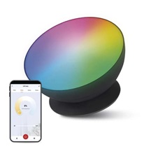 LED ambientní lampa, černá, teplá bílá–studená bílá/ RGB, WiFi
