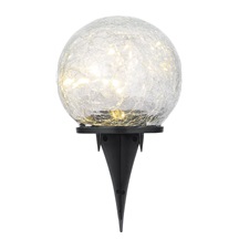Lampa  Garden Crackles, solární, LED, 10x19 cm