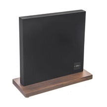 Stojan na nože akácie/TPR oboustranný magnetický BLACK vizuální vada