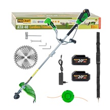 Křovinořez AKU Procraft  ATA-40c 20V 2x4,0Ah Li-Ion