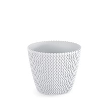 Květináč SPLOFY bílý 15,7cm