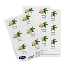 Samolepky na láhve Bezový sirup 18 CZ