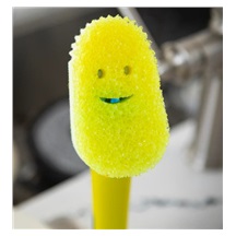 Dish Daddy - houbička na mytí nádobí, s rukojetí a dávkovačem saponátu