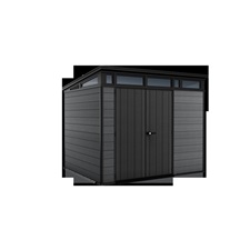 Domek zahradní CORTINA9x7 grafit 226x 279 x218 cm