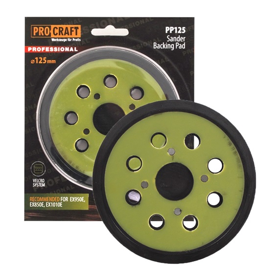 Talíř unašecí kulatý na suchý zip 125mm Procraft  PP125