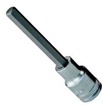 Hlavice zástrčná prodloužená 1/2"  6 100mm na kartě