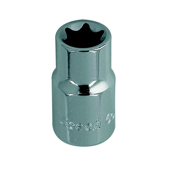 Hlavice nástrčná 1/4"TRX E4 na kartě