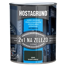 Hostagrund 2v1 S2160 základní i vrchní barva na kov, 0540 tmavě zelená, 4l