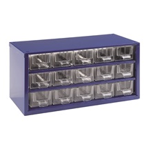 Organizér zásuvkový 03/ 15xS                 - RAL 5002  Modrý