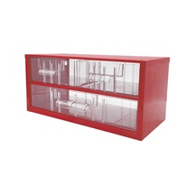 Organizér zásuvkový 03/           2xM,1xL - RAL 3002 Červený