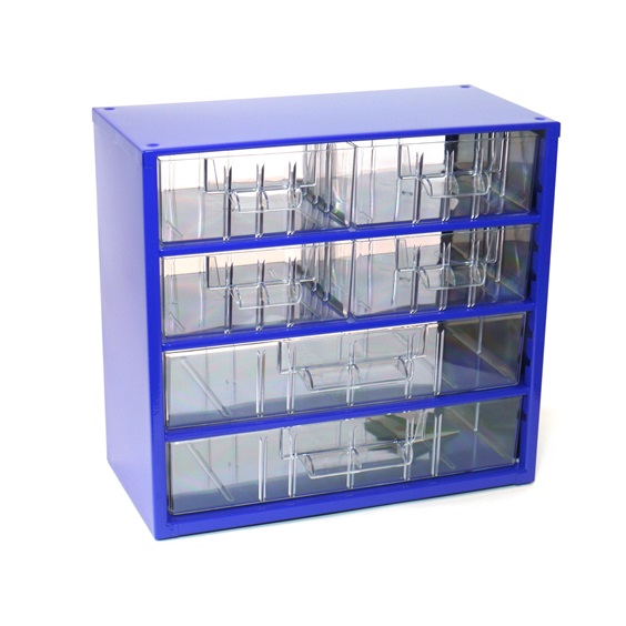 Organizér zásuvkový 06/           4xM,2xL - RAL 5002  Modrý