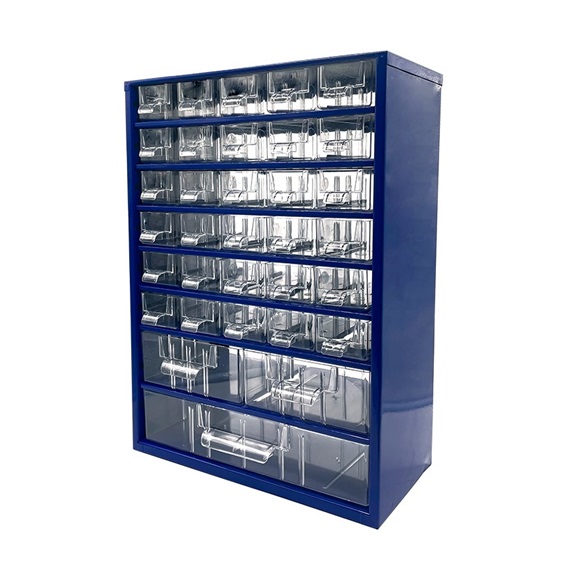 Organizér zásuvkový 09/ 30xS,2xM,1xL - RAL 5002  Modrý