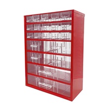 Organizér zásuvkový 09/ 15xS,4xM,2xL - RAL 3002  Červený