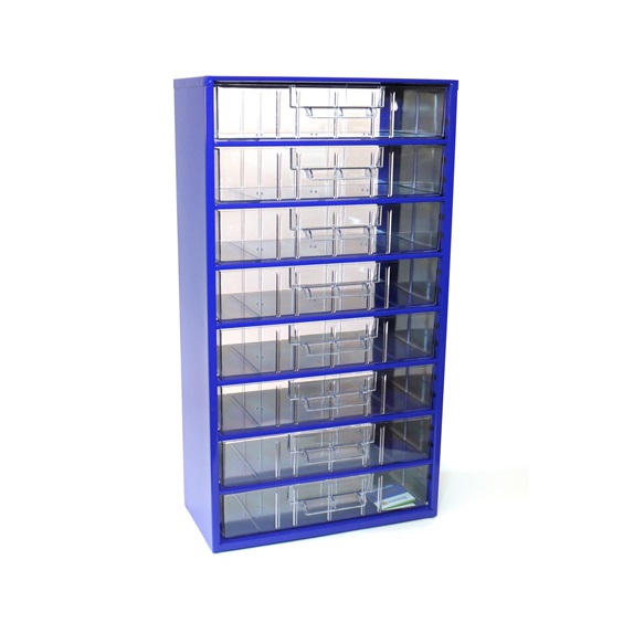 Organizér zásuvkový 12/                   8xL - RAL 5002  Modrý