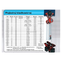 Kladkostroj pojízdný  Z220-B/3,2t 5m
