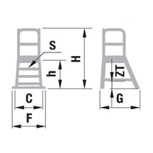 Můstek oboustranný 97304-2 PREMIUM