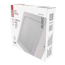 LED svítidlo RUBIC přisazené čtvercové 18W 1800lm NW