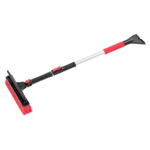 Metlička Strend Pro Premium, na auto,se škabkou na led, teleskopická, 26x90/130 cm