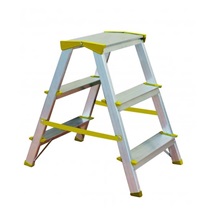 Schůdky AL 2 příčky EUROSTYL oboustranné 1953 +se zámkem EN 14183