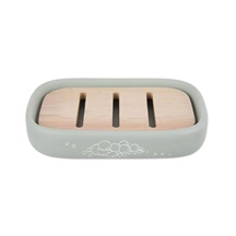 Držák mýdla polyresin/gum. dřevo GREENISH