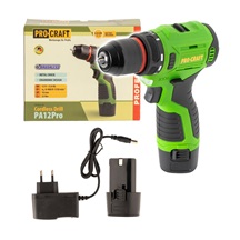 Šroubovák vrtací AKU 12V Procraft | PA12Pro-1b