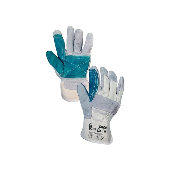 Rukavice kombinované zdvojené FALCO na blistru vel.10