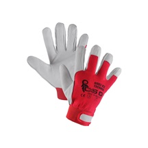 Rukavice TECHNIK bavlněné na blistru vel.08 úplet suchý zip