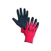 Rukavice ALVAROS na blistru vel.10 máčené v nitrilu