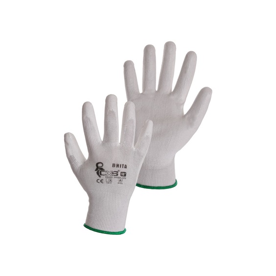 Rukavice z nylonu BRITA na blistru vel.09