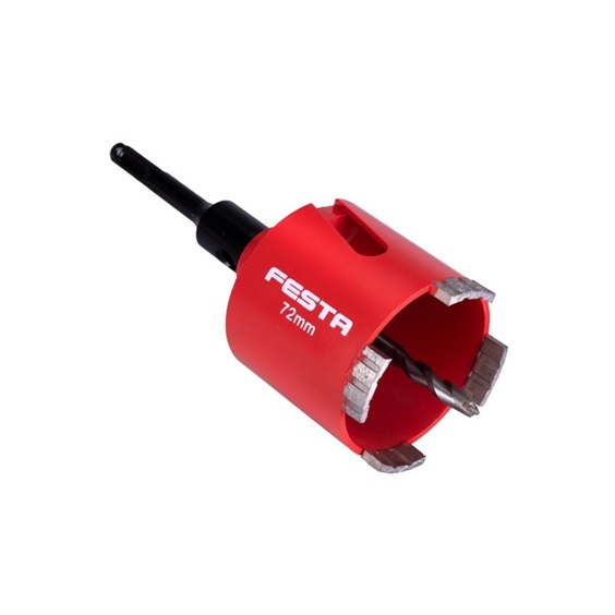 Korunka vrtací diamantová 72mm se stopkou SDS+ 24817