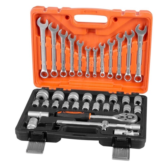 Sada nářadí Strend Pro S 237 37 dílů v kufru 1/2"