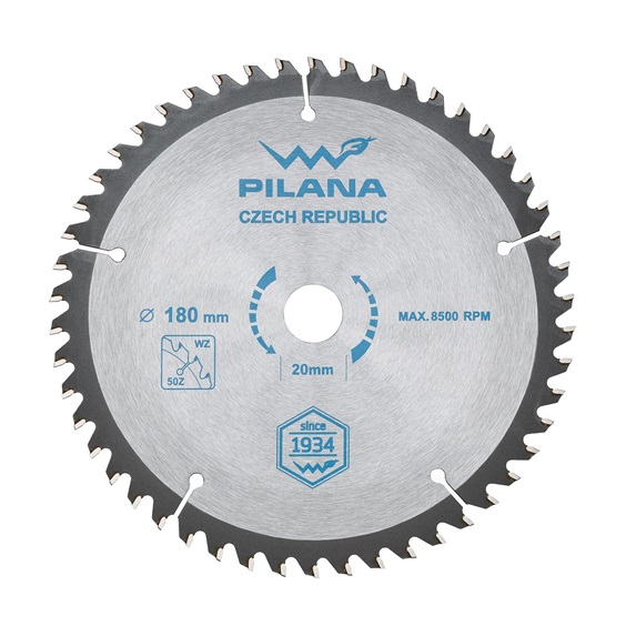 Kotouč pilový SK 5255 WZ 180x2,0x20 z50 PILANA
