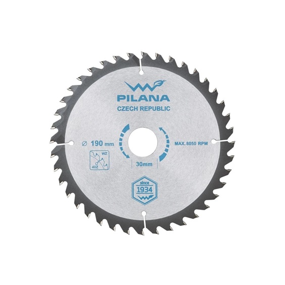 Kotouč pilový SK 5255 WZ 190x2,2x30 z40 PILANA