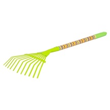 Hrábě zahradní dětské, dřevo+ocel, 74cm