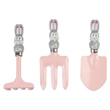 Sada nářadí Strend Pro, zahradnická,dětská,  3-dílná, ABS + ocel, lopatka hrábě a vidle