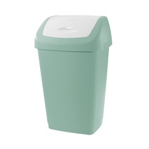 Odpadkový koš AURORA 25l zelená/bílá