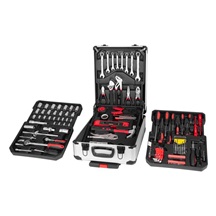 Sada nářadí Strend Pro S873, 117 dílná, v Alu kufru