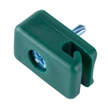 Úchytka PVC  na sloupky-šedá RAL