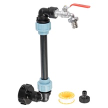 Sada Strend Pro Garden, ventil 3/4" + plastová redukcia 59 mm + výpust 3/4", na IBC nádrž