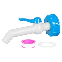 Ventil Strend Pro zahradní 3/4" 45° 193mm s redukci na IBC nádrž