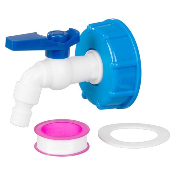 Ventil Strend Pro zahradní 3/4" 16mm s redukcí na IBC nádrž