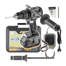 Šroubovák příklepový AKU 20V Procraft Industriál 4,0Ah Li-Ion CD20B