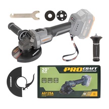 Bruska úhlová 125mm AKU 20V Procraft Industriál bez aku a nabíječky AG125Abb