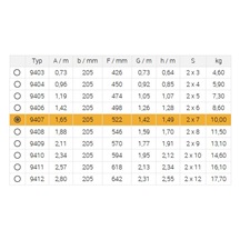 Schůdky Al 7  oboustranné FORTE 9407