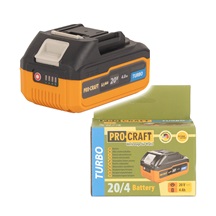 Akumulátor 20V Li-Ion 4,0 Ah  Turbo Procraft |20/4 Turbo