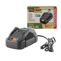 Nabíječka 20V Procraft |20/2.4A Fast Charge
