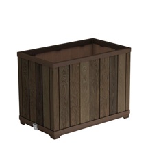 Květináč Keter Deco Rectangle Tall walnut