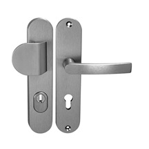 AXA - BETA2 PLUS  PZ  90mm  bezpečnostní kování   klika/madlo  F6 - Inox elox